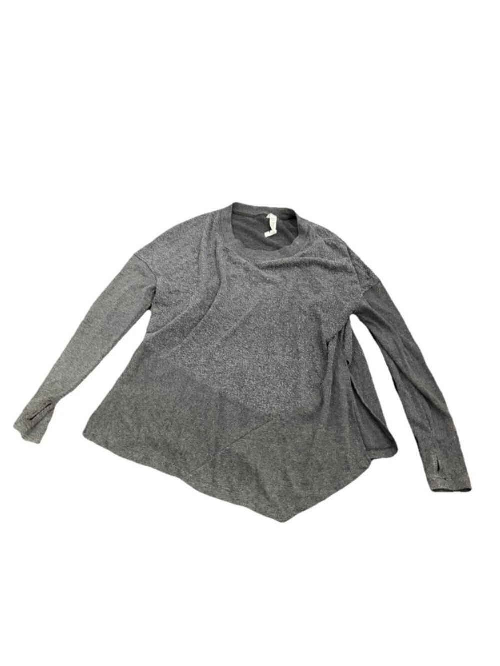 Women’s Alo Asymmetrical Gray Sweater Size Small